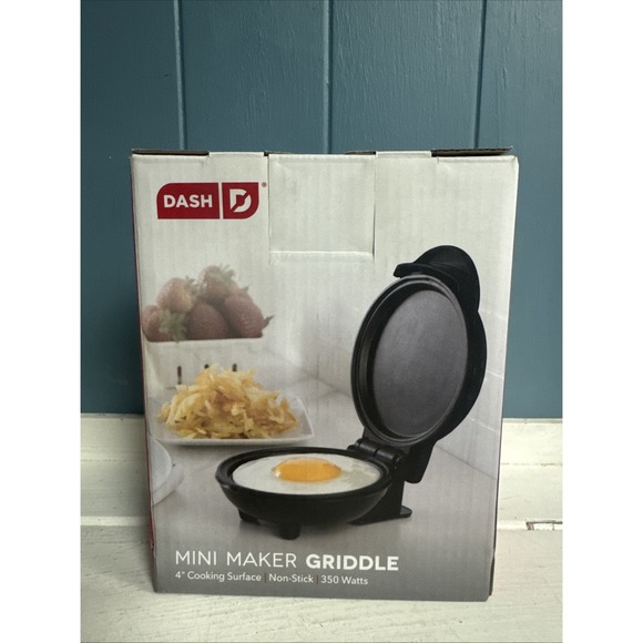 Dash Maker Mini Round Electric Griddle Machine For Individual Pancakes Black - Picture 1 of 5